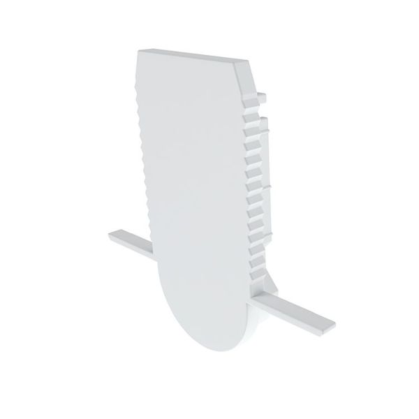 Deko-Light 979700 Profil Endkappe, Endkappe R-ET-03-10 Set 2 Stk, Weiß, Kunststoff, Länge: 37.5 mm