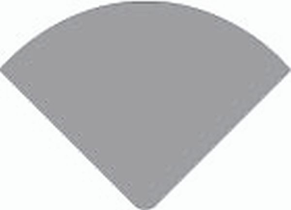 Deko-Light 979770 Profil Endkappe, Endkappe R-AV-05-15 Set 2 Stk, Silber, Aluminium