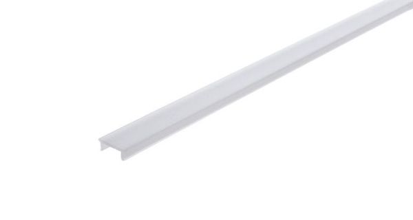 Deko-Light 983004 Profil Abdeckung, Abdeckung P-01-08, 1m, milchig, PMMA, Satiniert 40% Transmissi