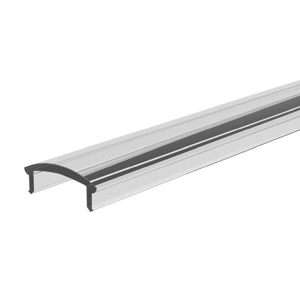 Deko-Light 983521 Profil Abdeckung, Abdeckung F-01-12, 2m, klar, PMMA, Transparent 95% Transmissio