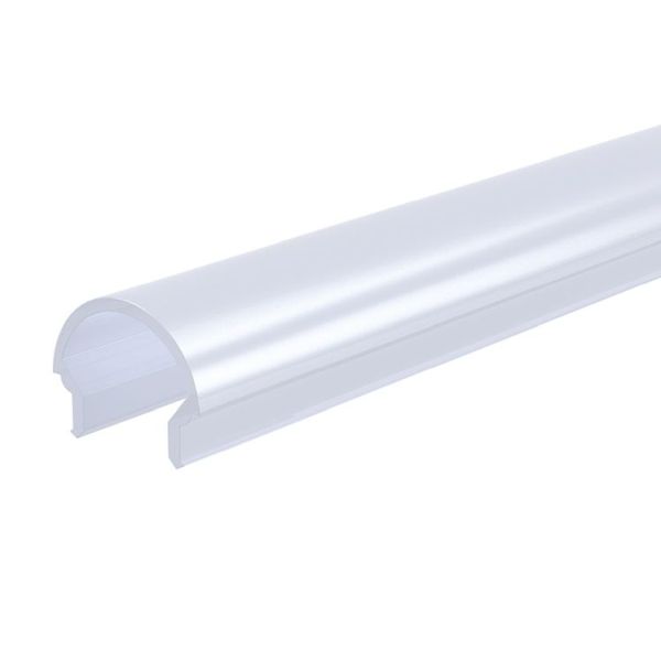 Deko-Light 984505 Profil Abdeckung, Abdeckung R-01-08, 2m, milchig, PMMA, Satiniert 40% Transmissi
