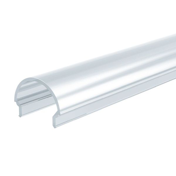 Deko-Light 984522 Profil Abdeckung, Abdeckung R-01-12, 1m, matt, PMMA, Teiltransparent 75% Transmi