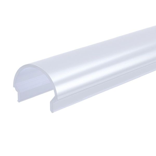 Deko-Light 984526 Profil Abdeckung, Abdeckung R-01-12, 3m, milchig, PMMA, Satiniert 40% Transmissi