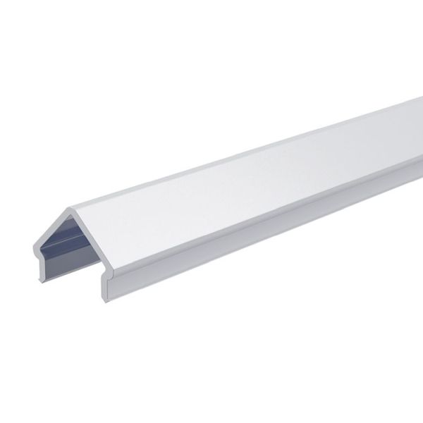 Deko-Light 985504 Profil Abdeckung, Abdeckung E-01-08, 1m, milchig, PMMA, Satiniert 40% Transmissi