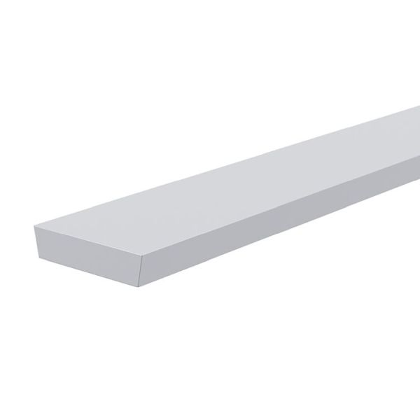 Deko-Light 988025 Profil Abdeckung, Abdeckung I-01-12, 2m, milchig, PMMA, Satiniert 40% Transmissi