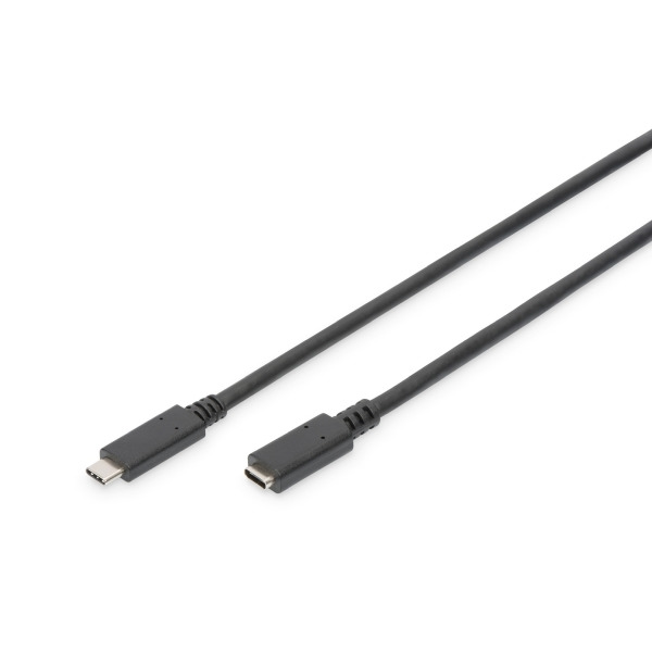 Digitus AK-300210-020-S USB Type-C Verlängerungskabel Type-C C 2 Meter