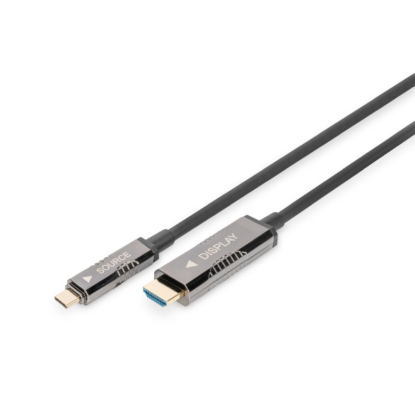 Digitus AK-330150-150-S 4K USB Typ C auf HDMI AOC Adapterkabel 15 Meter