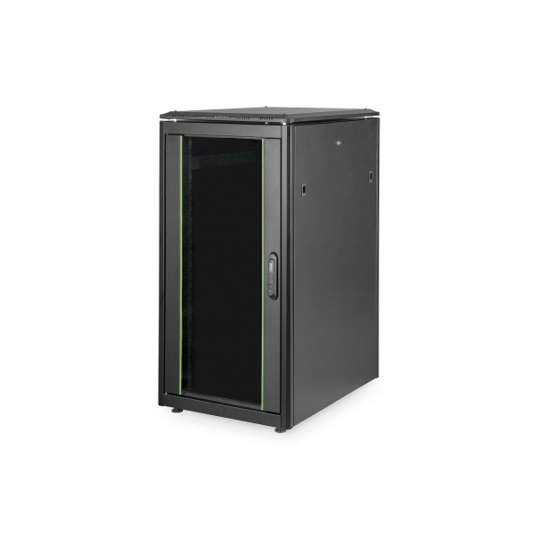 Digitus DN-19 22U-6/8-B-1 Netzwerkschrank Unique Serie 600x800mm (BxT) schwarz