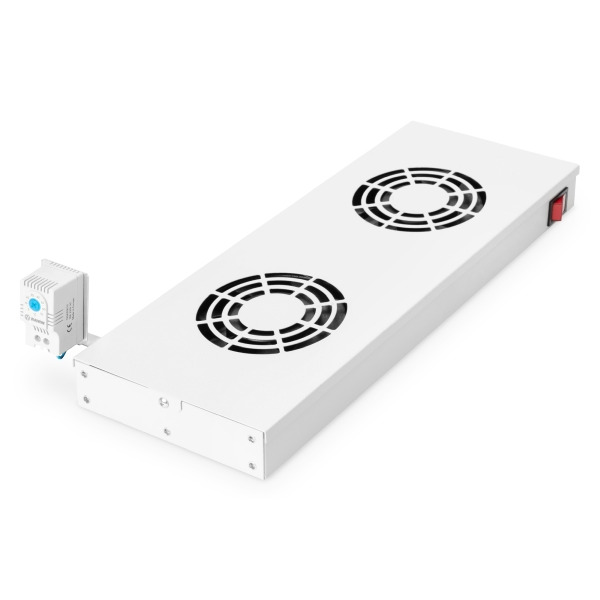 Digitus DN-19 FAN-2-HO Lüftereinheit zur variablen 483mm (19 Zoll)-Installation