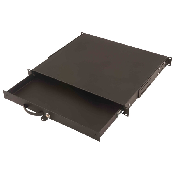 Digitus DN-19 KEY-1U-SW Tastatureinschub & Dokumentenablage für 483mm (19 Zoll)-Schränke schwarz