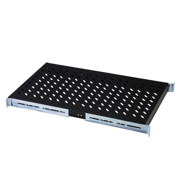 Digitus DN-19 TRAY-1-1000-SW Fachboden zum Festeinbau in 483mm (19 Zoll)-Schränke