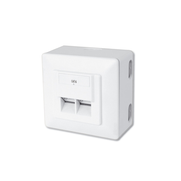 Digitus DN-9006/B5-N CAT 6 Klasse E Datendose Aufputz 5 Stück