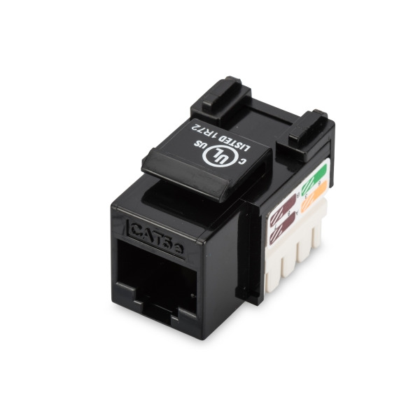 Digitus DN-93501 CAT 5e Klasse D Keystone Modul ungeschirmt schwarz