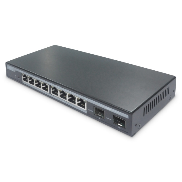 Digitus DN-95344 8-Port Gigabit PoE Switch Managed 2 Uplinks