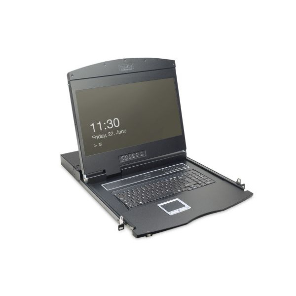 Digitus DS-72211 Modulare Konsole mit 19 Zoll TFT (48,3cm) & Touchpad