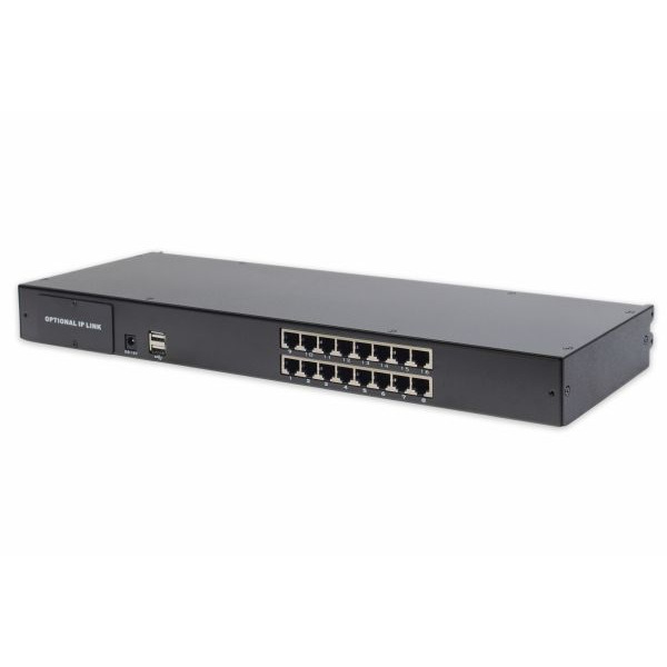 Digitus DS-72217 Modularer CAT 5 KVM-Switch 16-Port