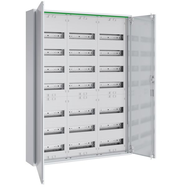 ABN ABNRM307R01 Feldverteiler AP T:160mm mit Volltür 3x7-reihig Komplettschrank REG