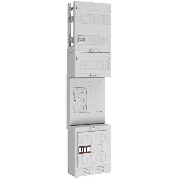ABN EZ17210D Zählerplatz eHZ 1Z(44A mit sperrbarem HS 5-polig BxH 250x1050mm