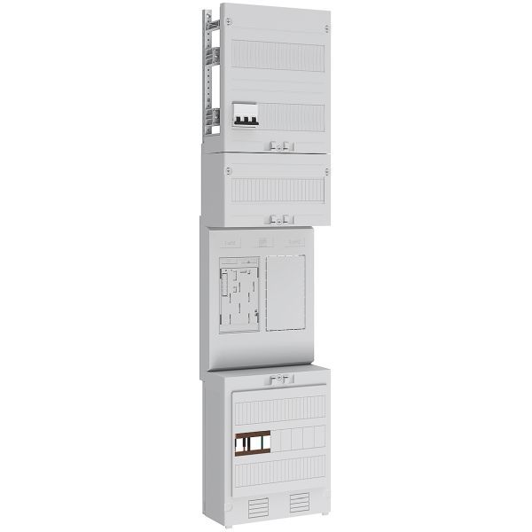 ABN EZ17811 Zählerplatz eHZ 1Z 1R mit HS 5-polig BxH 250x1050mm