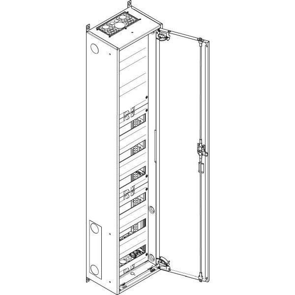 ABN S19RK063 Wandgehäuse IP43 SK2 schutzisoliert bestückt mit 6RE REG / 3RE Klemmen