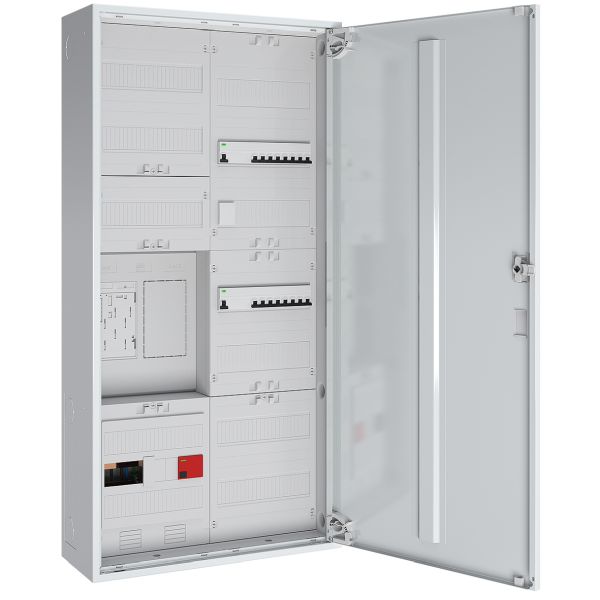 ABN S27EB111V3D Zählerschrank eHZ 1Z 1R 1V 1APZ ÜSS HLAK/DOE Bestückungspaket Verteiler 16 Automaten 2FI 1TKl KS