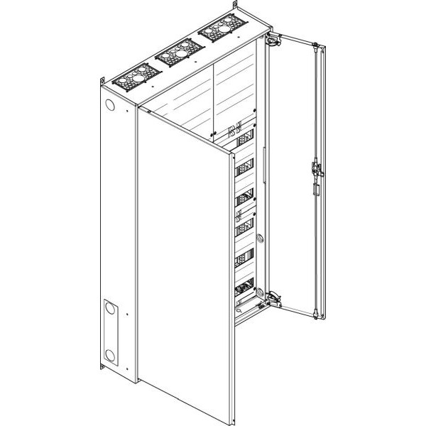 ABN S39RK063 Wandgehäuse IP43 SK2 schutzisoliert bestückt mit 6RE REG / 3RE Klemmen