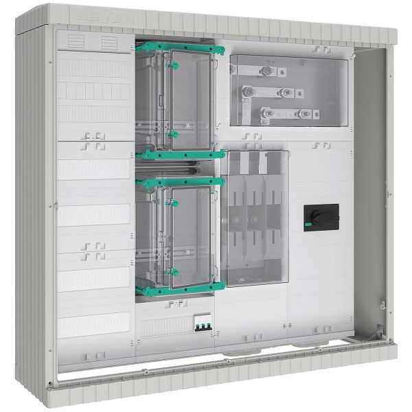 ABN SW102X0682 SIF-Wandlerschrank 200A m,APZ/o,Sockel NH1-Zug,/250A LTS-Abg Netze BW