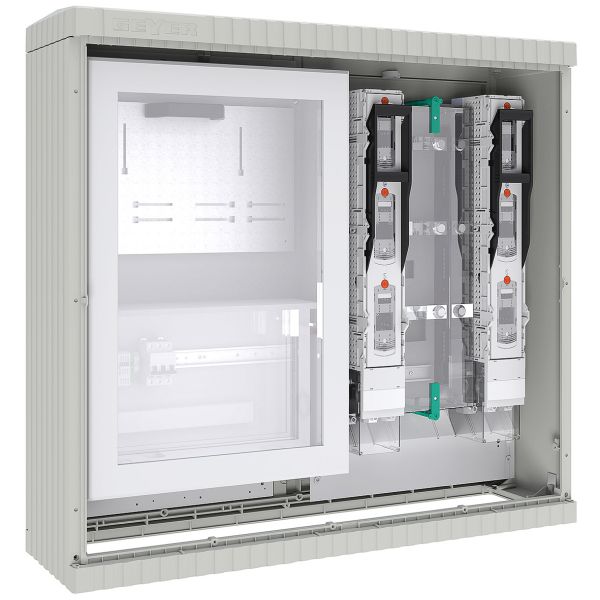 ABN SW102X1393 SIF-Wandlerschrank 250A TAB Bayernwerk Zugang/Abgang mit NH2 ohne Sockel