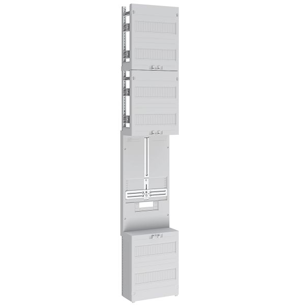 ABN ZV19001HL Zählerplatz 1R 1V 3Pkt HutS LUX 5pol BxH 250x1350mm o,B,/o,V,