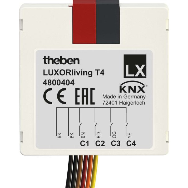 Theben 4800404 Smart Home-System LUXORliving T4 4 Kanäle