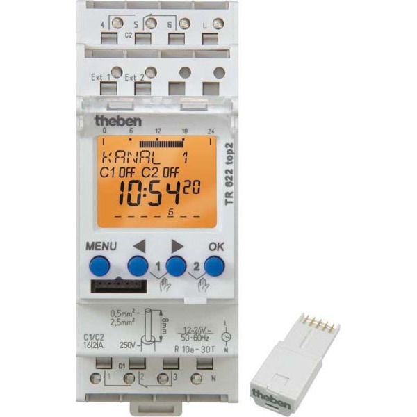 Theben 6224100 Schaltuhr TR 622 top2 24V