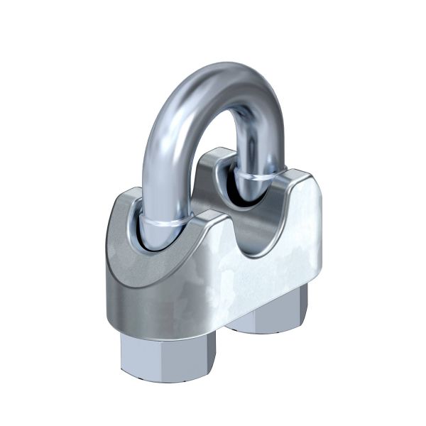 OBO Bettermann 5302021 Drahtseilklemme 3mm Stahl galvanisch verzinkt 947 3 G