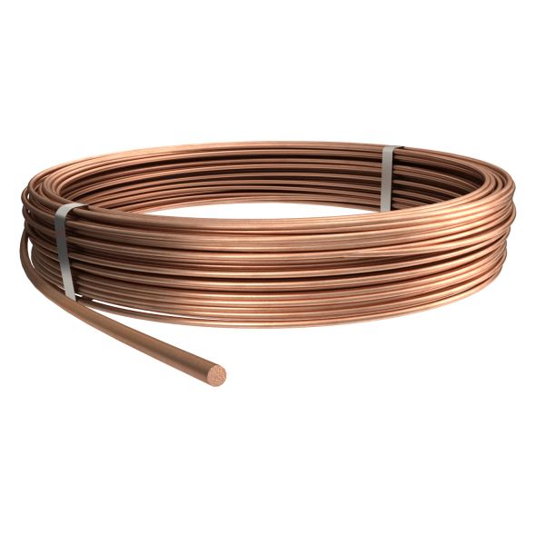 OBO Bettermann 5021502 Rundleiter massiv 10mm Cu RD 10-CU 50 Meter