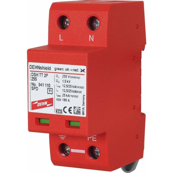 DEHN 941110 DSHTT2P255 Kombi-Ableiter TT/TN-Systeme