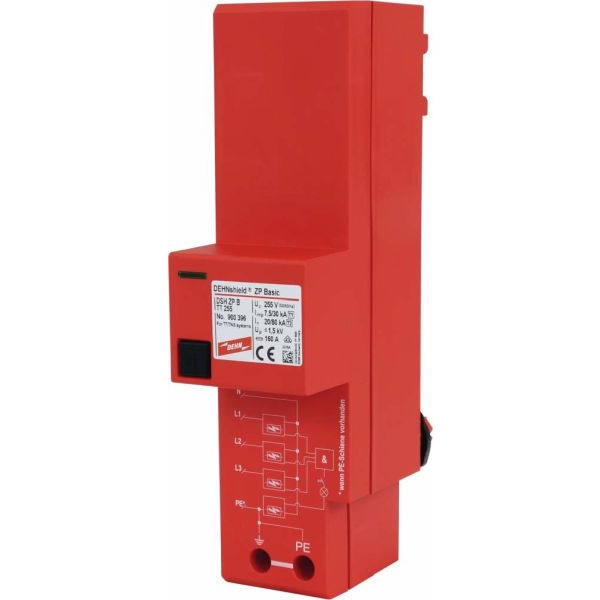 DEHN 900396 DSHZPBTT255 Kombi-Ableiter DEHNshield ZP basic Typ 1+2