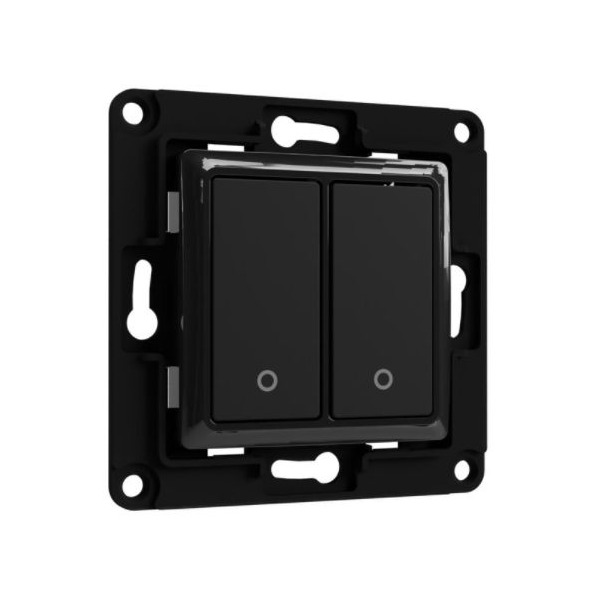 Shelly Accessories 'Wall Switch 2' Wandtaster 2-fach schwarz