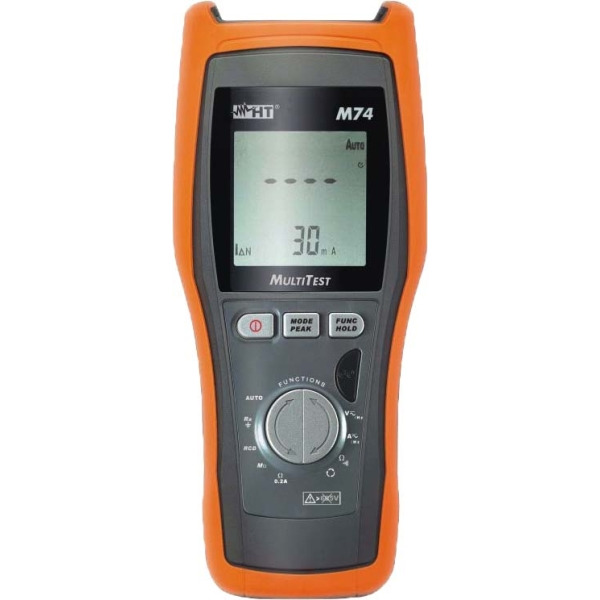 # HT Instruments M74 Digitales Multimeter TRMS TRMS und VDE0100-Test