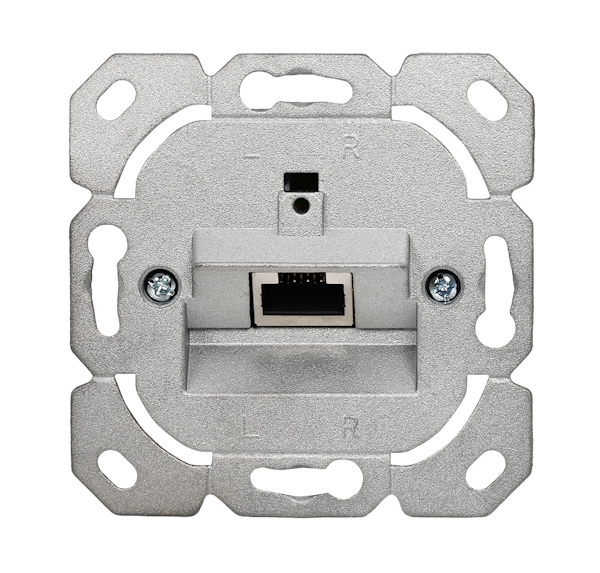 NET1U Netzwerk Anschlussdose RJ45 Cat. 6a iso geschirmt 1 Steckbuchse