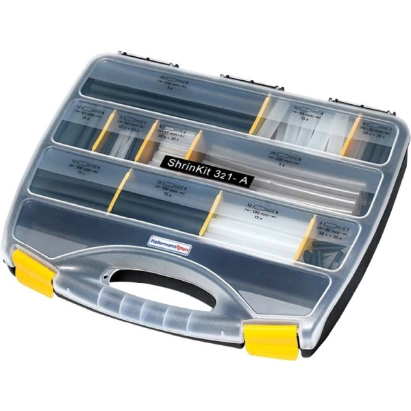 HellermannTyton 380-03003 Schrumpfschlauch-Set SHRINKIT 321-A