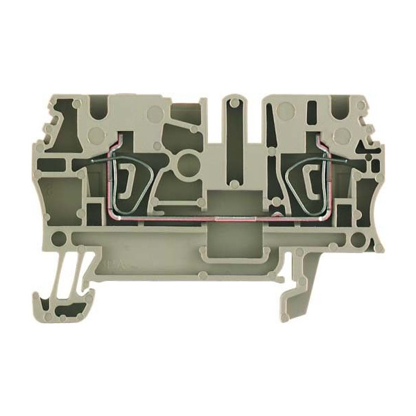 Weidmüller ZDU 2.5 Durchgangsklemme beige