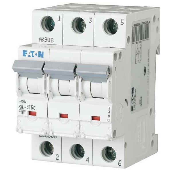 Eaton PXL-C16/3 LS-Schalter mit Beschriftungsfeld C 16A 3-polig