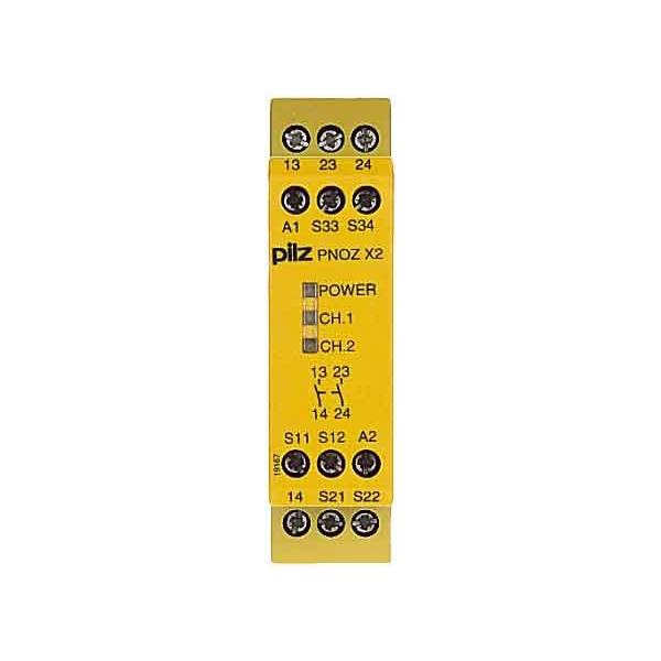 Pilz PNOZ X2 774303 Not-Aus-Schaltgerät 24VAC/DC 2n/o
