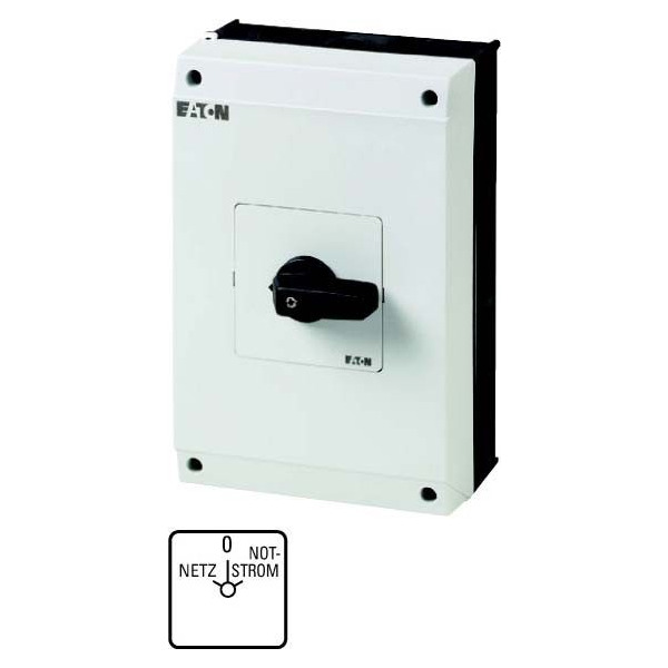 Eaton T5B-4-8902/I4 Umschalter Netz-0-Notstrom 4-polig 63A 22kW IP65
