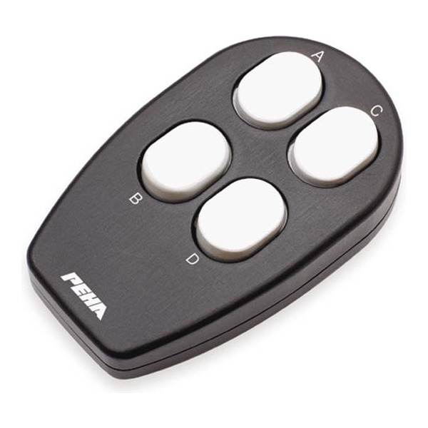 Peha D 450 FU-HS4 Mini-Handsender schwarz/ grau 4 Kanal