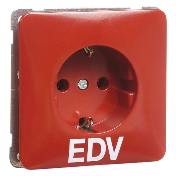 Peha D 80.6511 ROT EDV Steckdose SCHUKO rot