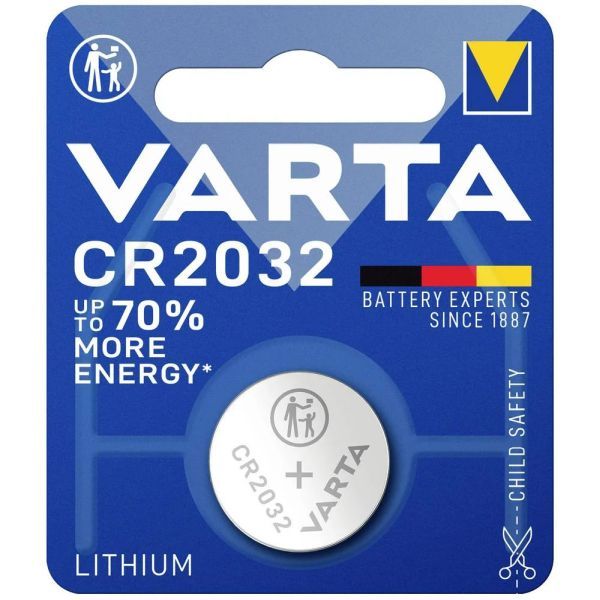Varta CR 2032 Batterie Electronics 3,0V /230mAh/Lithium 10 Stück