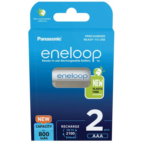Hückmann BK-4MCDE/2BE Akku Micro AAA eneloop 800mAh 20 Stück
