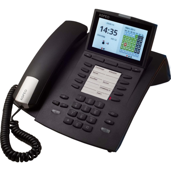 Agfeo ST 45 IP schwarz Systemtelefon VoIP schwarz
