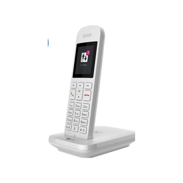 Telekom Sinus 12 weiß Analog-Telefon cordless
