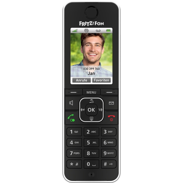 AVM FRITZ!Fon C6 Black DECT Telefon schnurlos